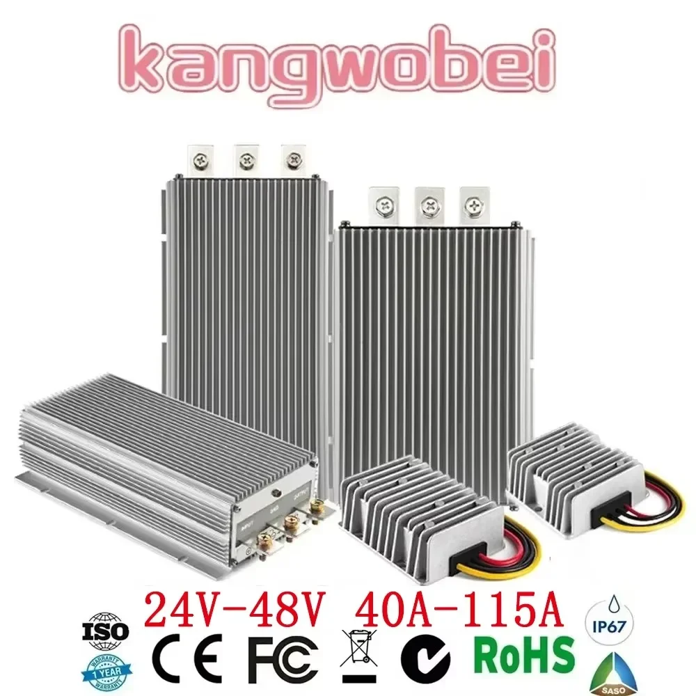 24V TO 48V 60A 80A 40A 115A DC Boost Module Converter 24V to 48V Step-up Voltage Regulator 24 Volt to 48 Volt Power Supply