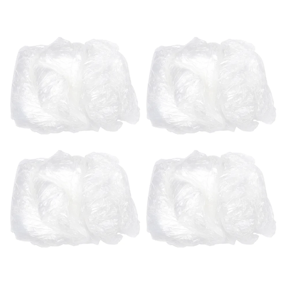 

4 Pcs Water Proof Disposable Car Cover Bike Covers Clear Scooter or Outdoor Motorcycle