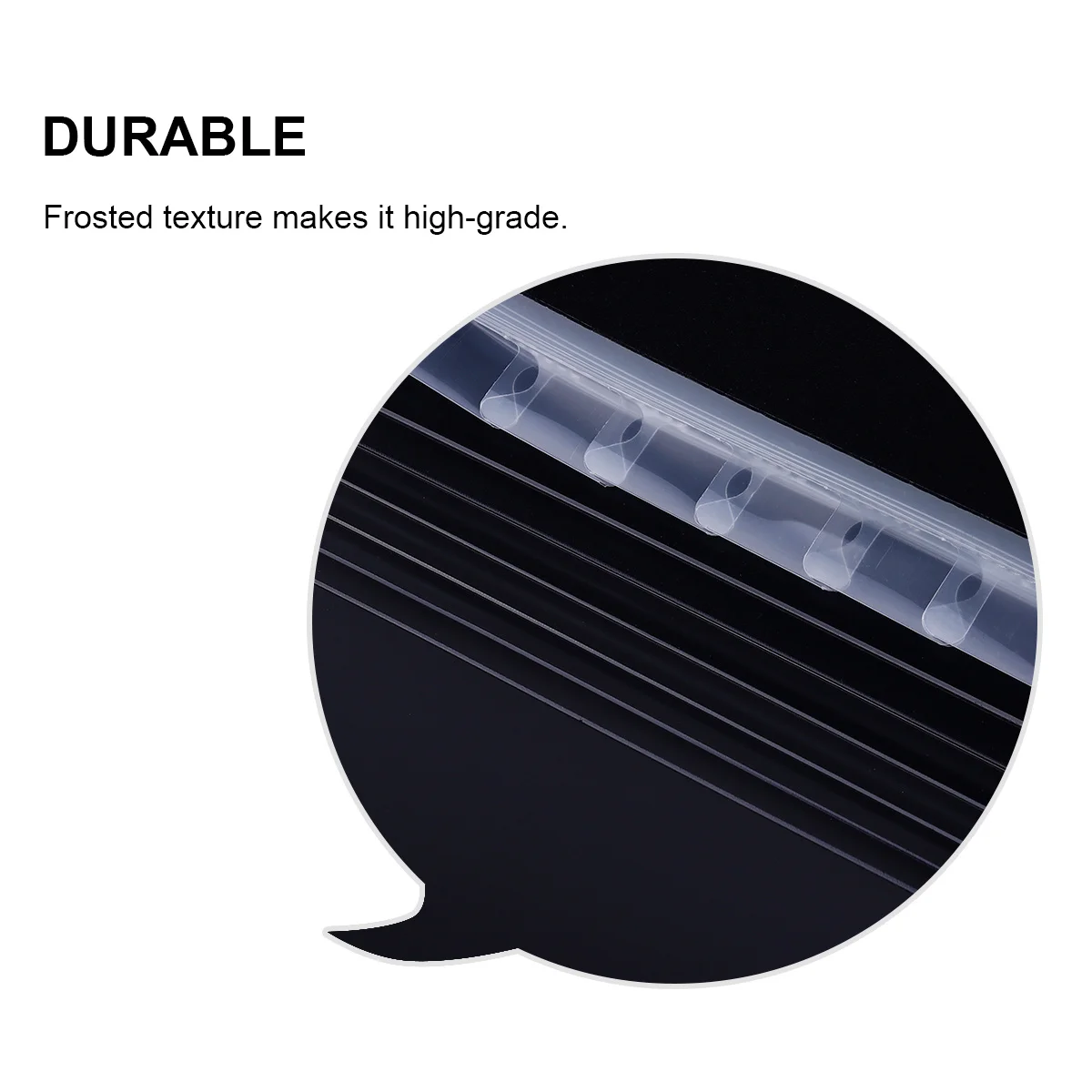 

1Pcs Exquisite A4 File Folder Heavy Duty Plastic Document Holder Buckle High Capacity Frosted Surface Clamshell