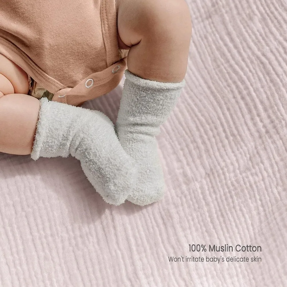 

Комплект из 2 дышащих хлопковых накладок для пеленания, многоразовые простыни-чехлы для пеленальных матрасов, ультрамягкие простыни-чехлы для пеленания