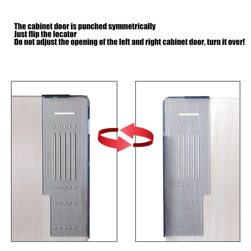 LICE-Gabarit de montage pour boutons d'armoire, installation de poignées d'armoire de cuisine, perceuse à gabarit pour MELPulls