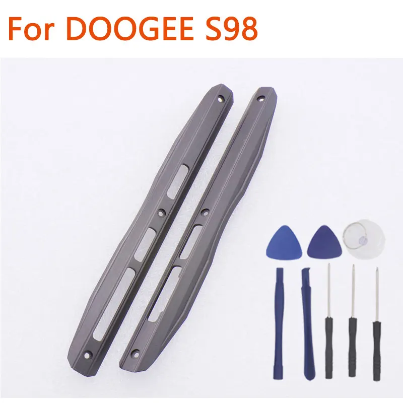 New Original DOOGEE S98 S98 Pro Left and Right Decoration Parts Sidebar Middle Metal Frame Volume Button Screws For DOOGEE S98