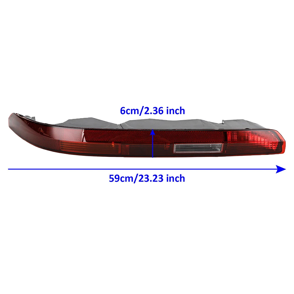 Assemblage de feu arrière de pare-chocs arrière, clignotant, feu antibrouillard, feu stop, 4 trous, compatible avec Audi Q7, 2016-2019, 4M0945095, 4M0945096