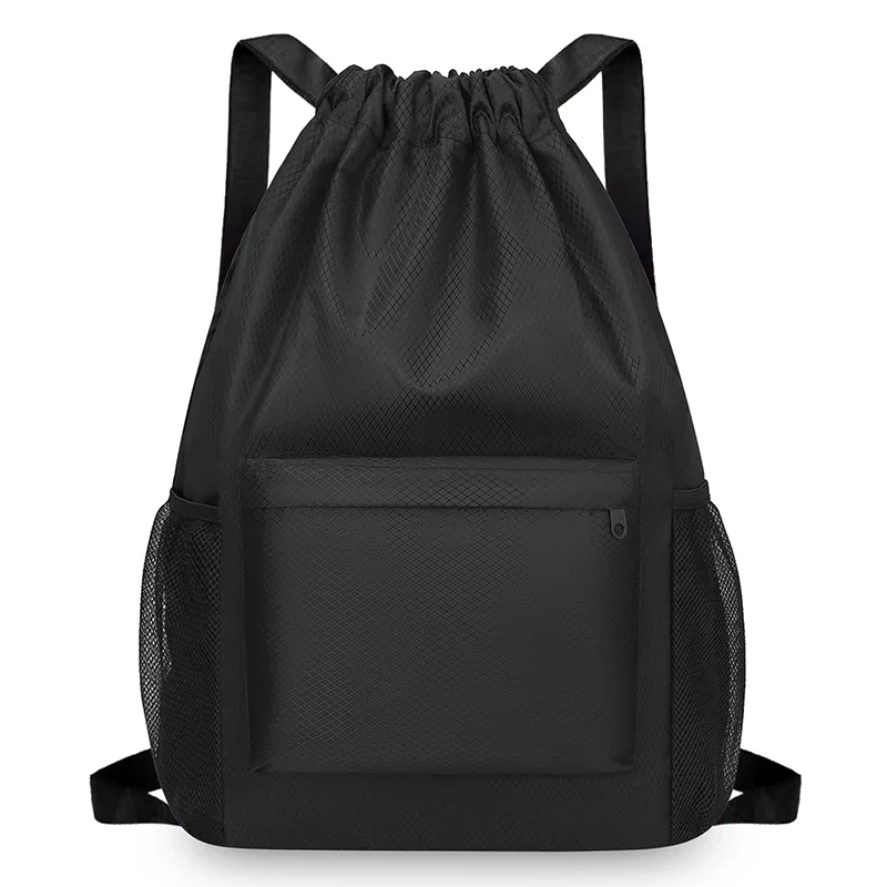 Unisex Waterproof Drawstring Gym Bag – Lightweight Cinch Sack for Sports Basketball & Travel Essentials