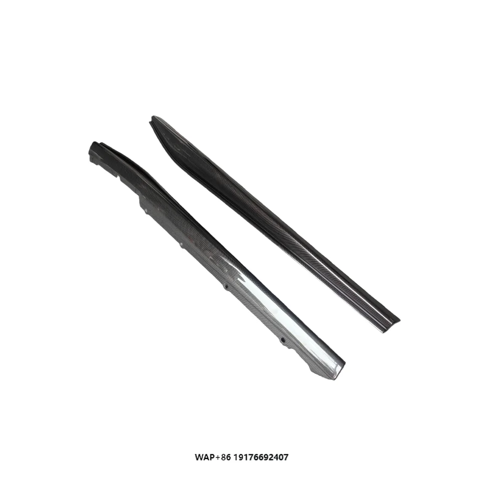 For 296 Car Parts Exterior Parts Oem Style Dry Carbon Fiber Side Skirts Body Kit