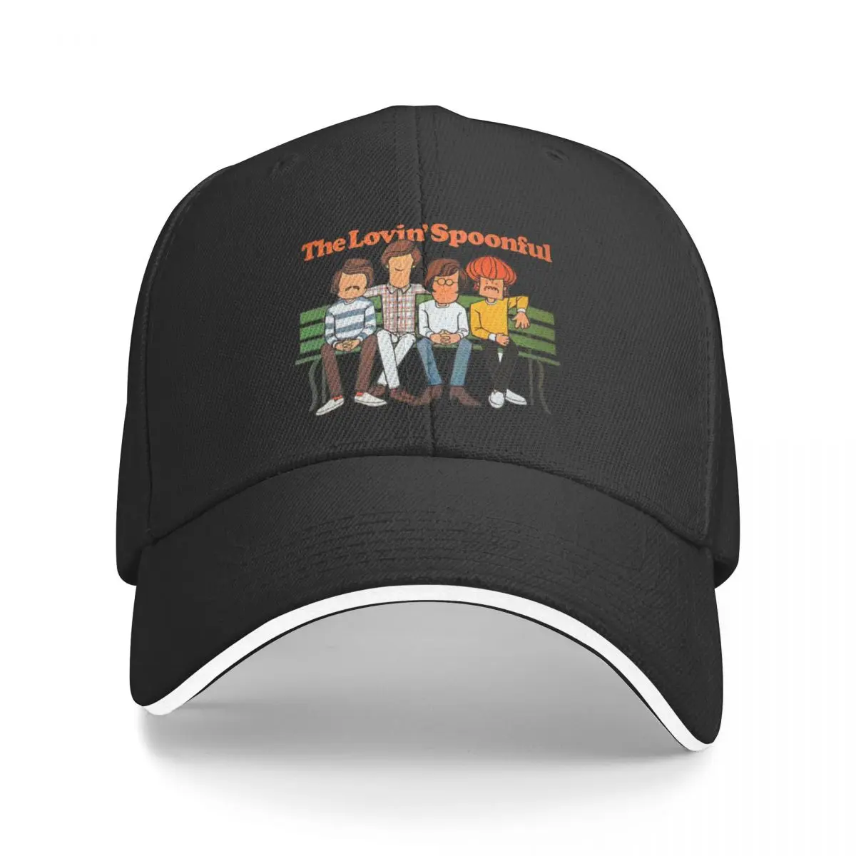 The Lovin' Spoonful Sittin' On A Park Bench Baseball Cap Golf Wear Icon Sunhat Hat Man For The Sun Women's Beach Outlet Men's