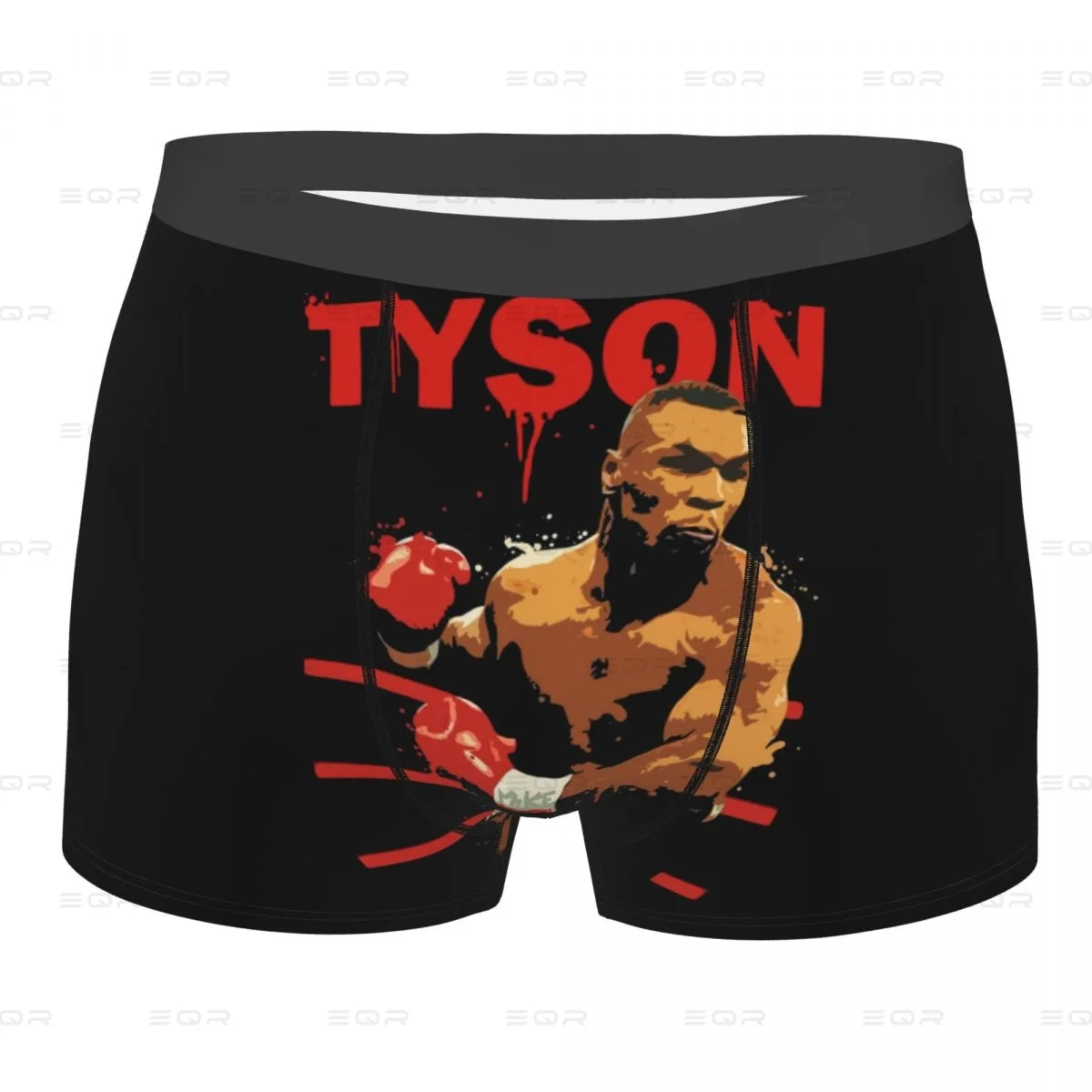 Mike Tyson Boxing Retro Boxing Man's Underwear, Highly Breathable printing High Quality Birthday Gifts