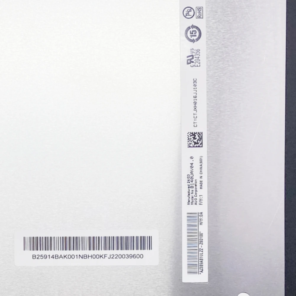 

B140UAV04.0 1920x1200 IPS14.0 inch Laptop LCD screen Display Panel Matrix