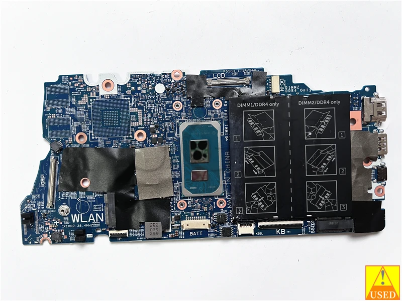 

USED Laptop Motherboard FOR DELL Inspiron 7506 CN-0YGNMD SRK05 i5-1135G7 19859-1 Fully tested 100% work