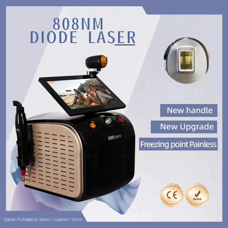 

Диодный лазер Ice Laser 3 с 3 длинами волн, профессиональный аппарат 808 2-в-1 для удаления волос и лазерный пикосекундный Nd:YAG лазер для удаления татуировок