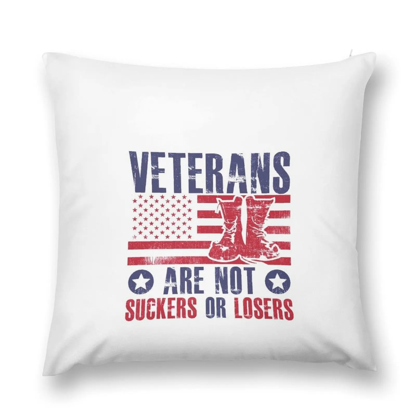 Veterans are not suckers and losers Throw Pillow Christmas Covers For Cushions Sofa Cushions pillow