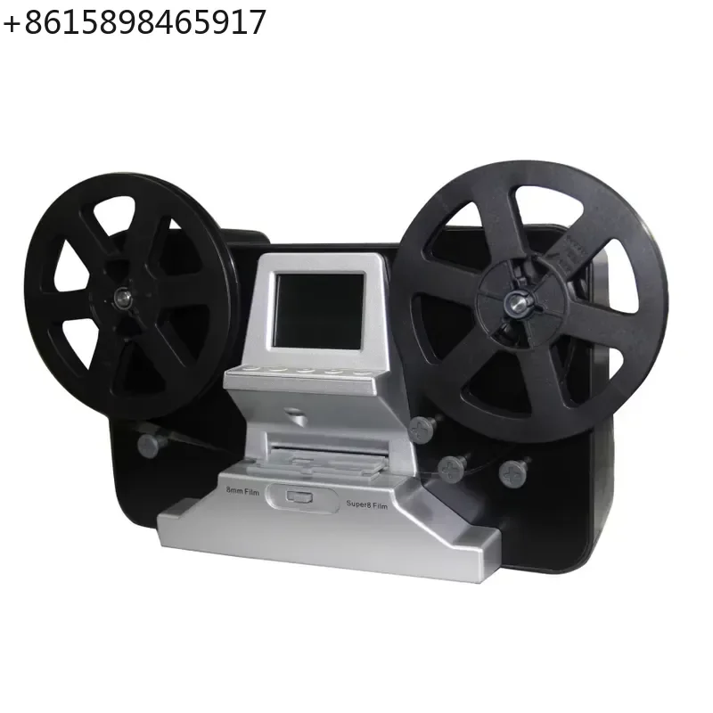 Winait Super 8/8mm Digital Roll Film Scanner, Converts Film into Digital Video Max Support 5'' Reel