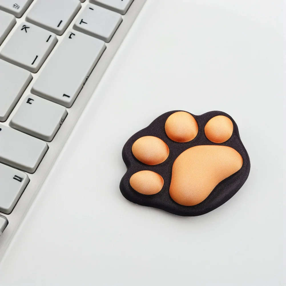 

Мягкий силиконовый коврик для мыши в виде кошачьей лапы, подставка для запястий, милый коврик для мыши, нескользящий удобный игровой аксессуар для офисного стола, коврик для клавиатуры с милым котом