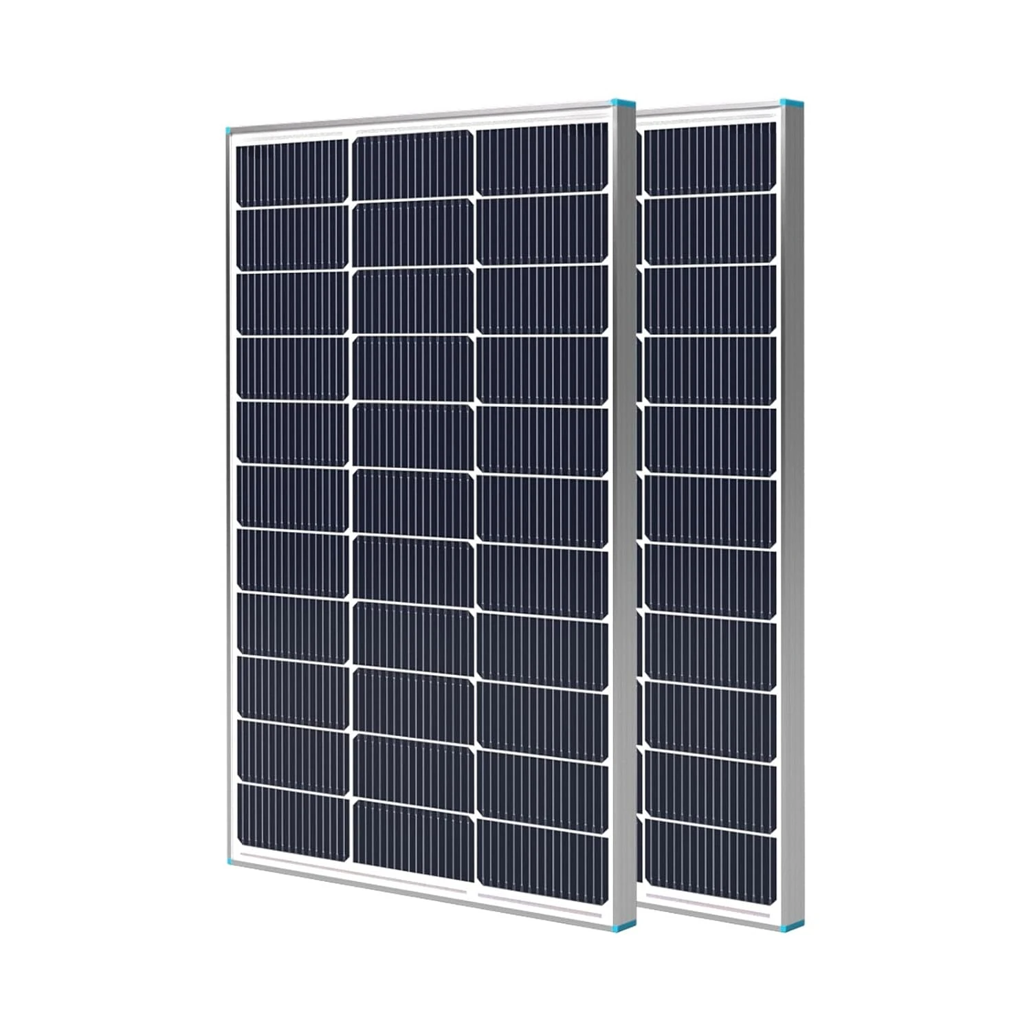 PCS N-Type 100 Watt Solar Panels 16BB, 12V 200W Solar Panel 25% High-Efficiency