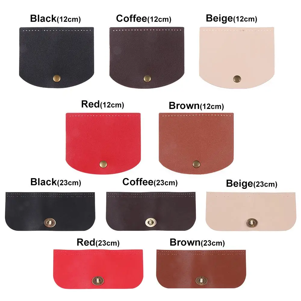 Crochet Bag Bag Accessories DIY for Knitted Bag Bag Flap Cover Flap Material PU leather