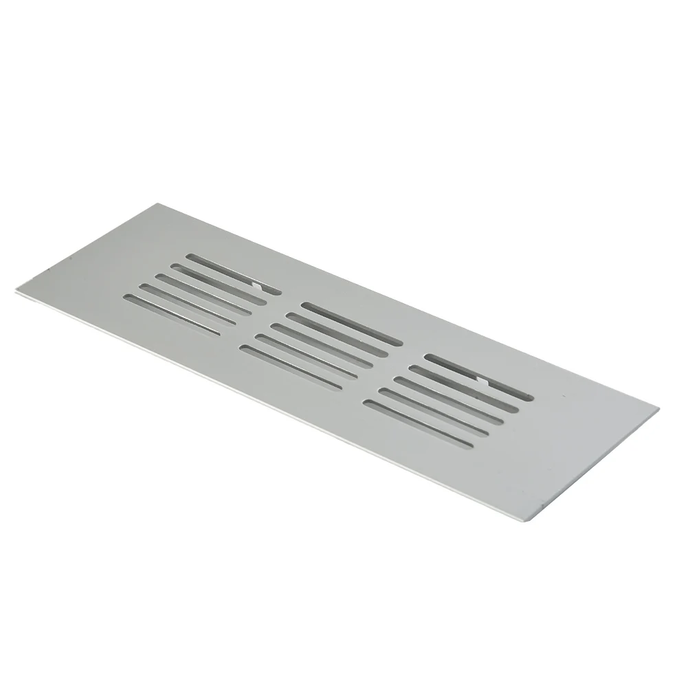 Air Vent Ventilation Grille Cupboard Silver Spare Parts Waterproof 1pcs Accessories Aluminum Alloy Corrosion-resistant