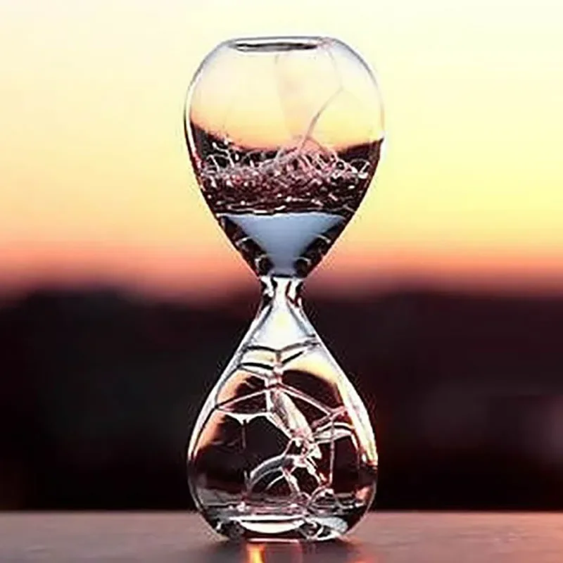 

Beautiful Hourglass Hourglasses Timer Creative Sand Clock Glass Air Bubble Hourglass Cute Children's Sand Clock Desk Decorations