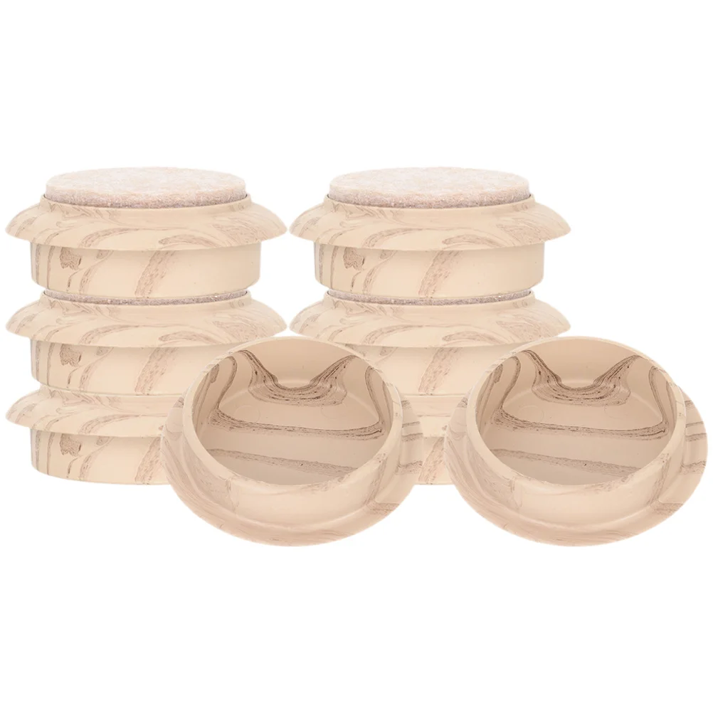 

8Pcs Scratch-Resistant Furniture Feet Pads Non-Slip Shock Absorption Floor Protectors Durable Compact Coasters Multi-Function