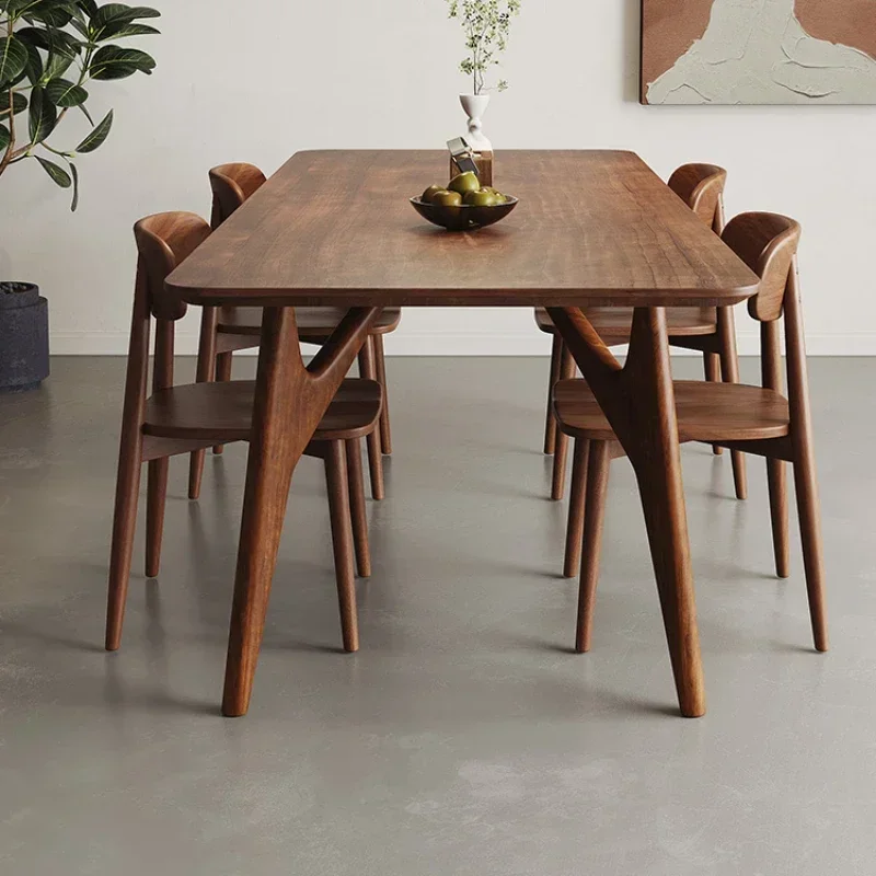 70.8 Inches Wooden Dinning Table Living Room Coffee Kitchen Cheap Dinning Table Cafe Rectangle Tavolo Da Pranzo Home Furniture