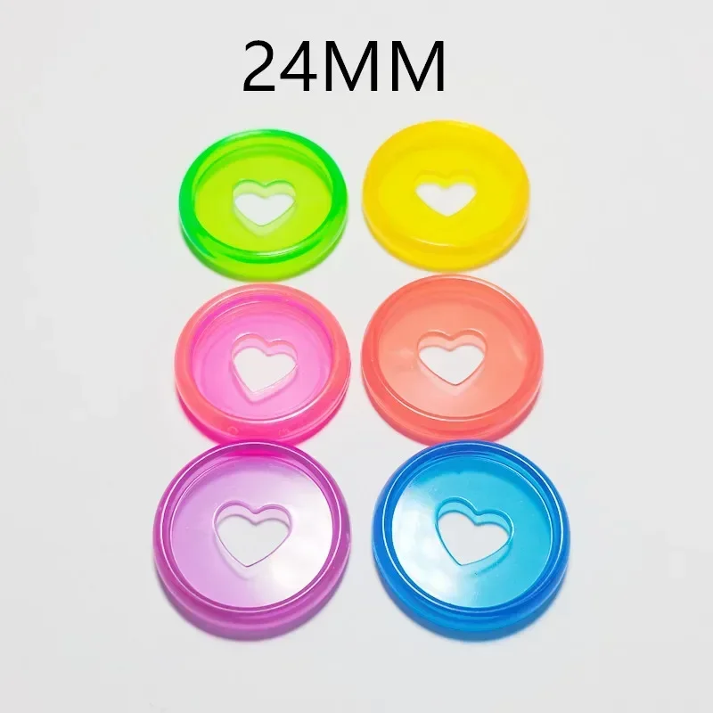 100PCS24mm mushroom planning binding CD notebook binding ring scrapbook CD loose-leaf binder loose-leaf binding ring