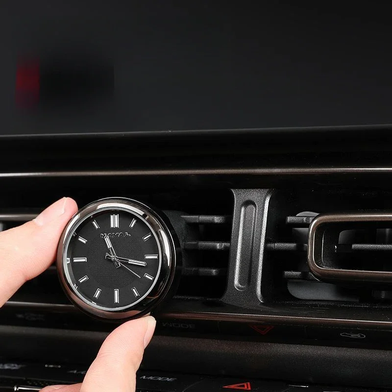 For H9 Haval GWM 2nd MKII Raptor Car Clock Central Control Air conditioning outlet cover Quartz watch Interior Decor Accessories