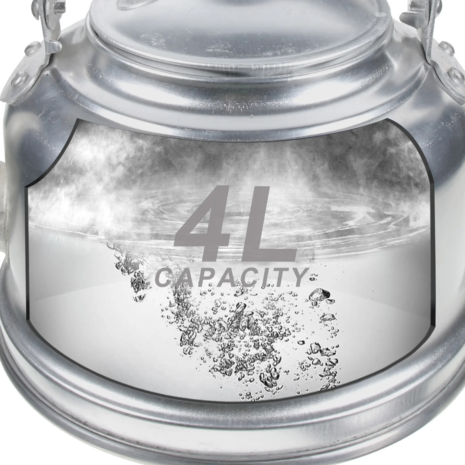 

Large Capacity Whistle Kettle Aluminum Tea Kettles Water Boiling Stovetop Boiler Pot Handle Coffee Pots Sanitary Fast