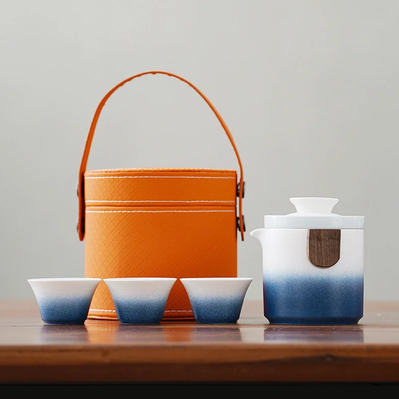 

Portable Travel Tea Set Outdoor Drinking Tea Cup Camping Quick Tea Cup Corporate Event Gift Customization