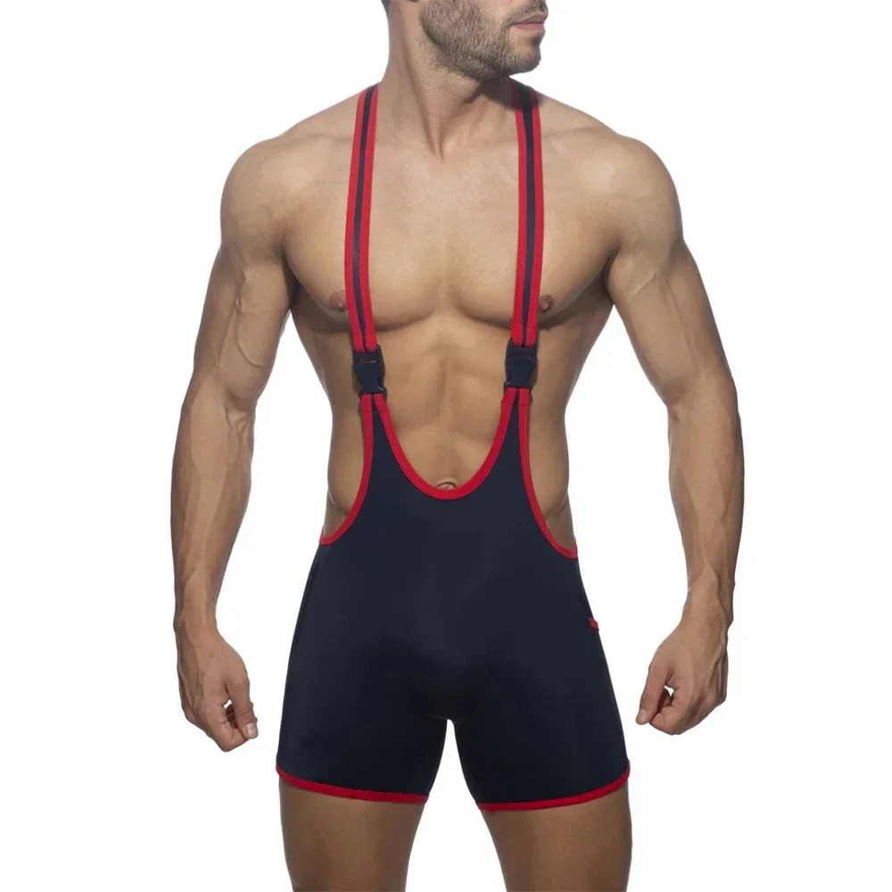 Ropa interior de lucha libre para hombre, corsé deportivo, moldeador de cuerpo, monos de culturismo, ropa moldeadora