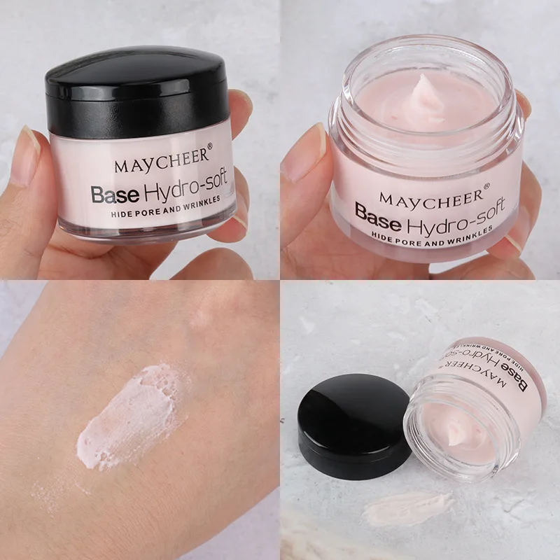 Bálsamo de imprimación para relleno de poros y líneas finas, base y crema hidratante suavizante para la cara, imperfecciones para maquillaje impecable