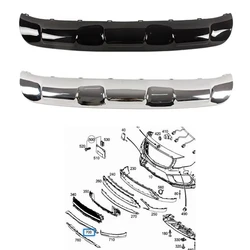 Front bumper chrome decorative strip For Mercedes Benz GLA-Class W156  A1568859600