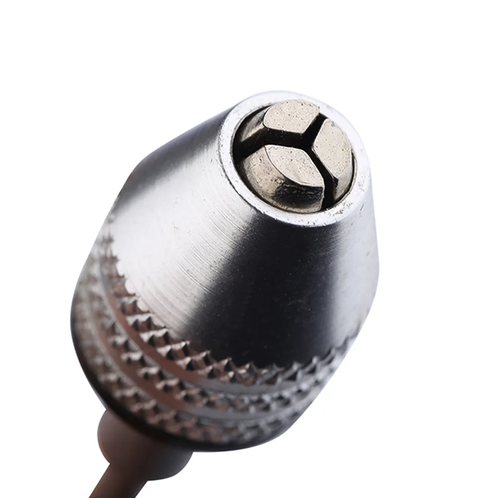 

Keyless Aluminium Alloy Mini 3-Jaw Drill Chuck Drilling Adapter Converter to Hold 0.3-3.4mm Drill Bits Converter Hand