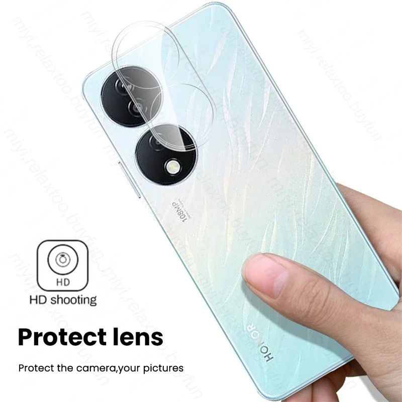 2PCS Lens Cover For HonorX7b Honor X7b 4G 5G Case 3D Curved Camera Protectors Tempered Glass Honar Honer X7b X 7b X7 b 4/5G 2024