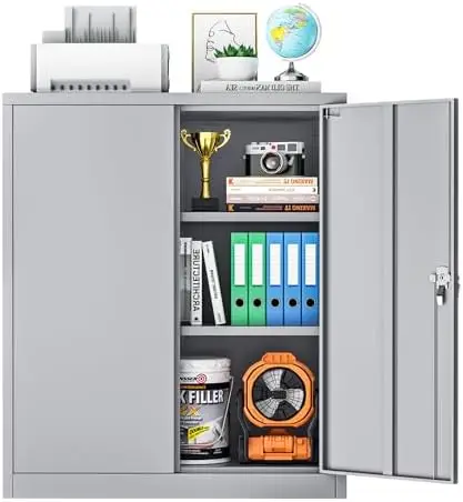 Metal Garage Storage Cabinets with Lock, 42