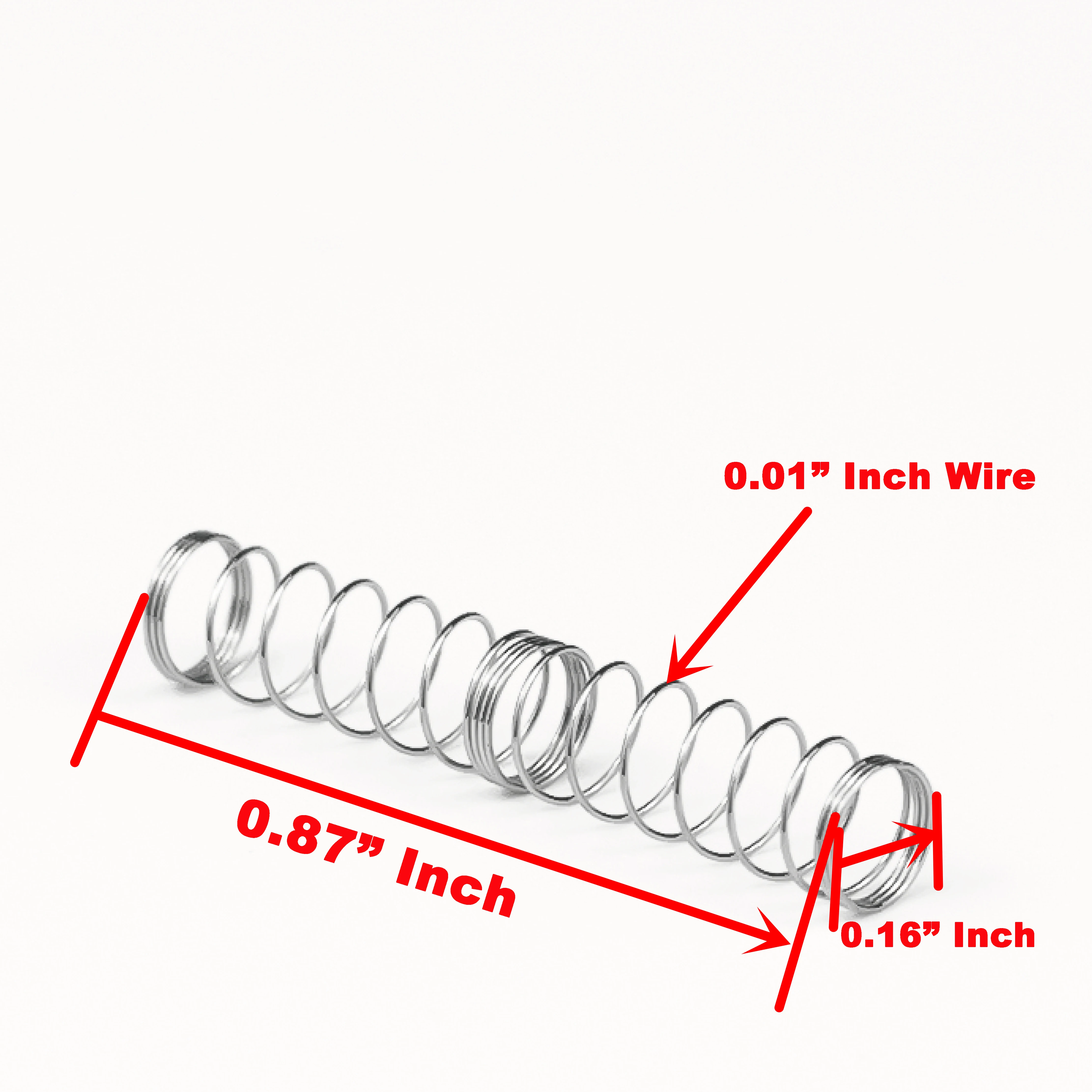 100PS Stainless Steel Two-Stage Mechanical Keyboard Spring Switch 100g MX Switch 22mm Customized Repair Axis Spring for Keyboard