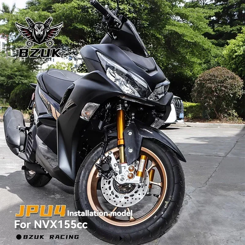 JPU4 Front Shock Absorber for NVX155 Special Vehicle Nitrogen Cylinder Damping Straight up Suspension Shocks Motorcycle！！