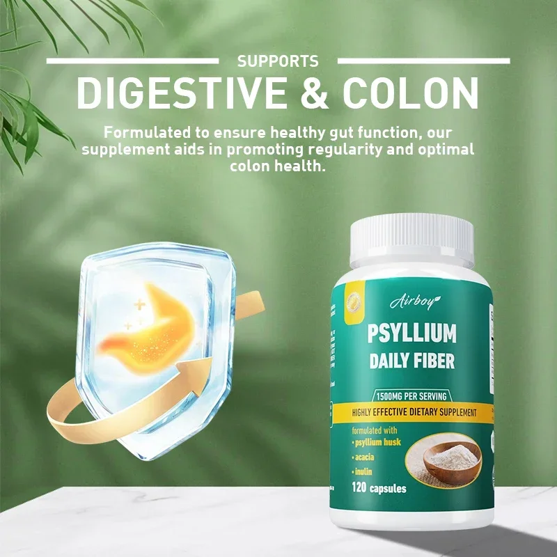 Psyllium Husk - Improve Constipation, Accelerate Metabolism, Nutrient Digestion, Intestinal Health for Adult Men & Women