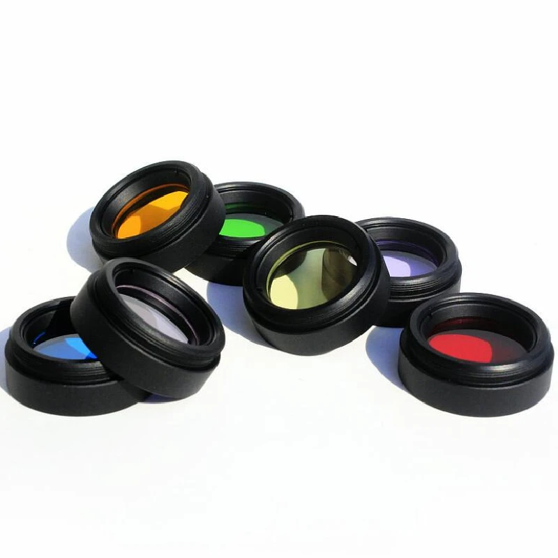 Datyson 1.25 Inches 7-Color Optical Glass Lens Astronomical Telescope Color Filter Combination Set