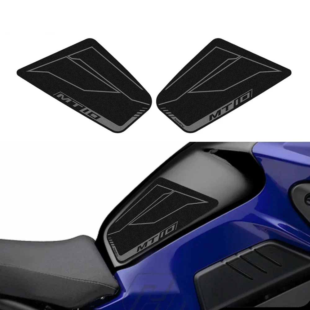 

Motorcycle Tank Grip Traction Pad Side Gas Knee Protection Anti-slip Sticker for Yamaha MT-10 MT10 2016-2020