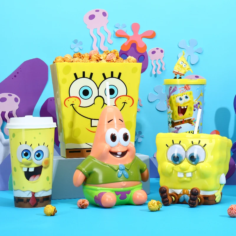 Spongebob Squarepants Patrick Star Cup Tumbler Figure Sippy Cup Exclusive Christmas Lovely Gifts