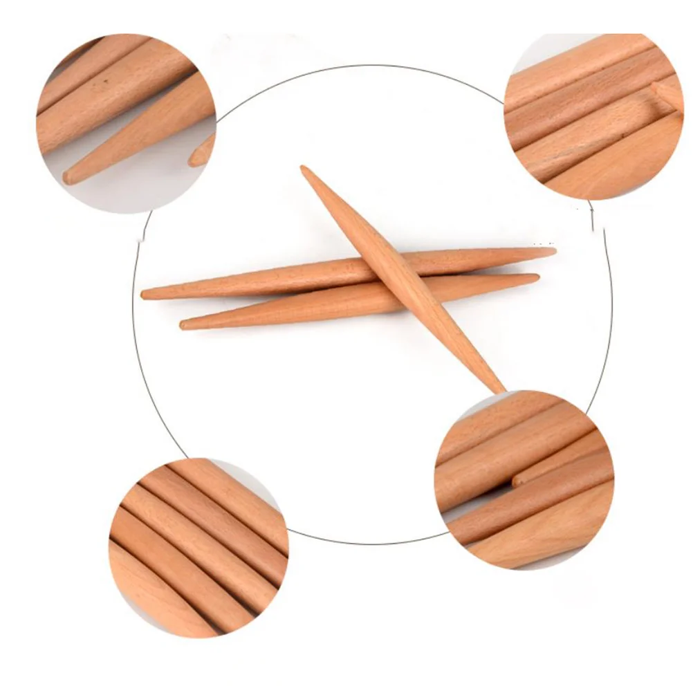 

Wooden Rolling Pin 47cm Length 2.8cm Diameter Ideal for Home Bakery Fondant Cake Noodle Baking Utensil