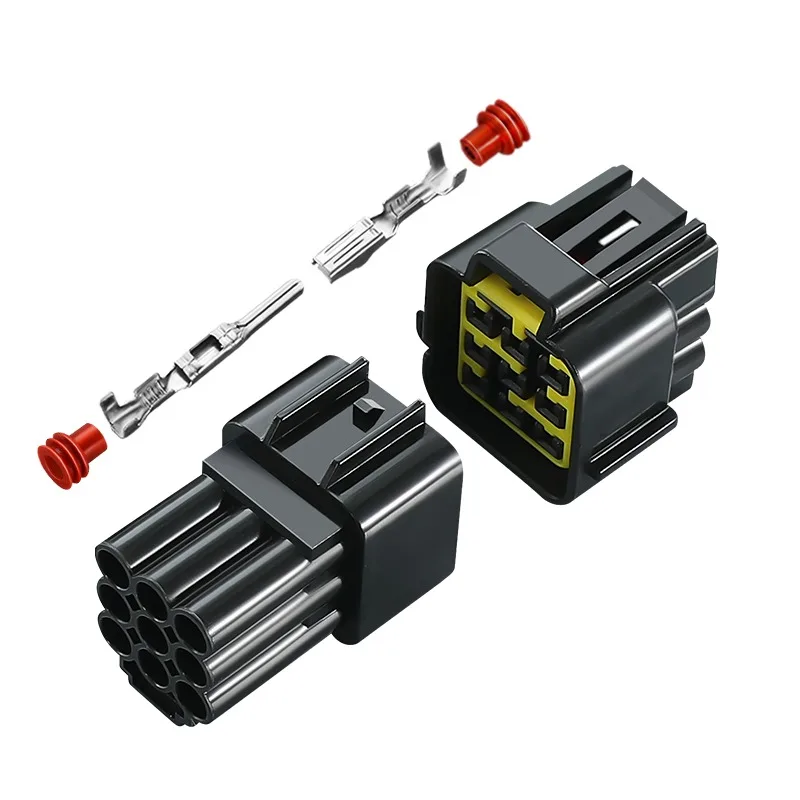 DJ7091Y-2.3-11/21 9P Automobile Male and Female Docking Harness Plug, Waterproof Connector FW-C-9M/F-B