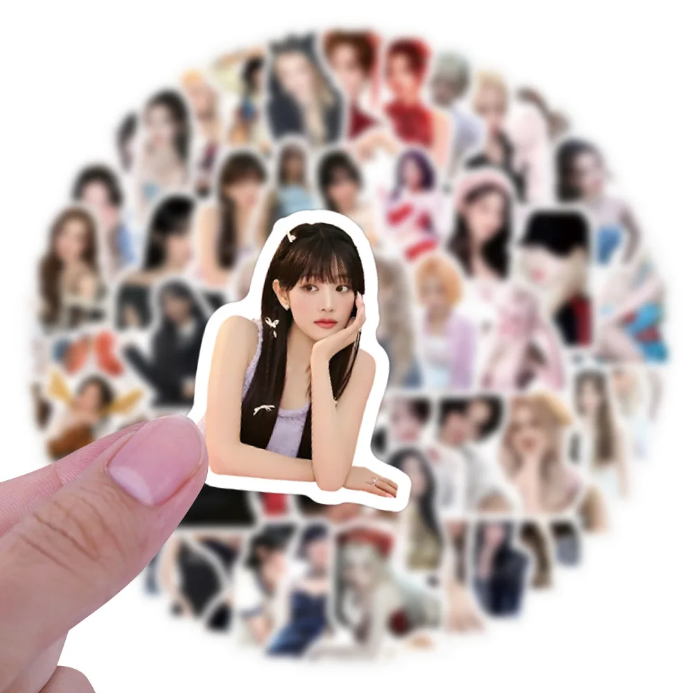 

10/30/50/100PCS Korean Girl Group Gidle KPOP Cute Pretty Girl Stickers Graffiti Stickers Decorative Phone Case Bicycle Decals