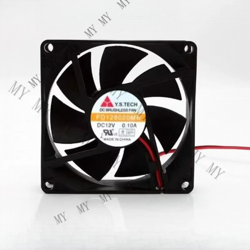 

Вентилятор охлаждения TT для Y.S.TECH FD128020MB 8020 DC12V 0.1A 8CM, 2-проводной, бесшумный