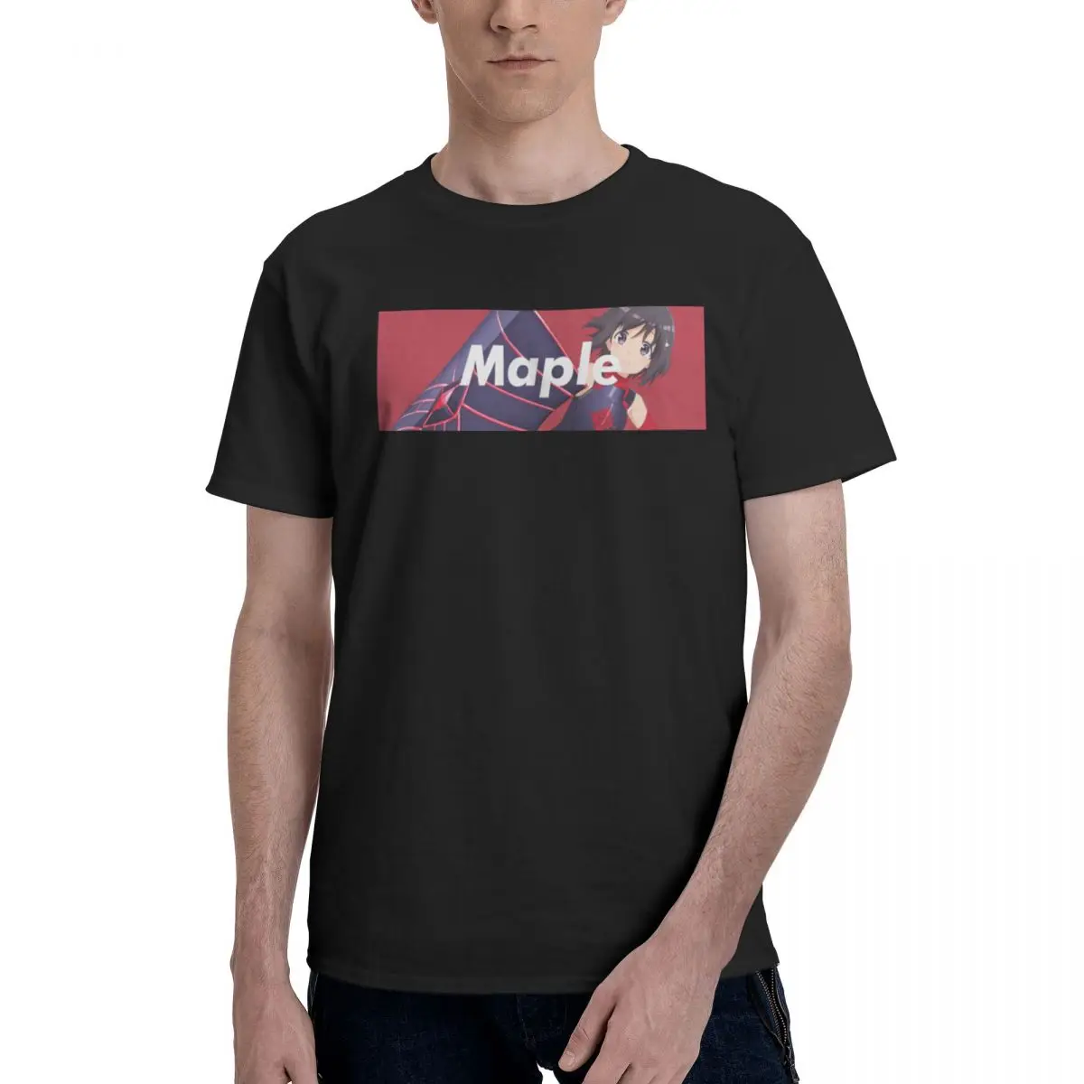Bofuri I'll Max Out My Defense Maple T Shirts Graphic Y2K Gifts Short Sleeve Mens Women T Shirt Tops