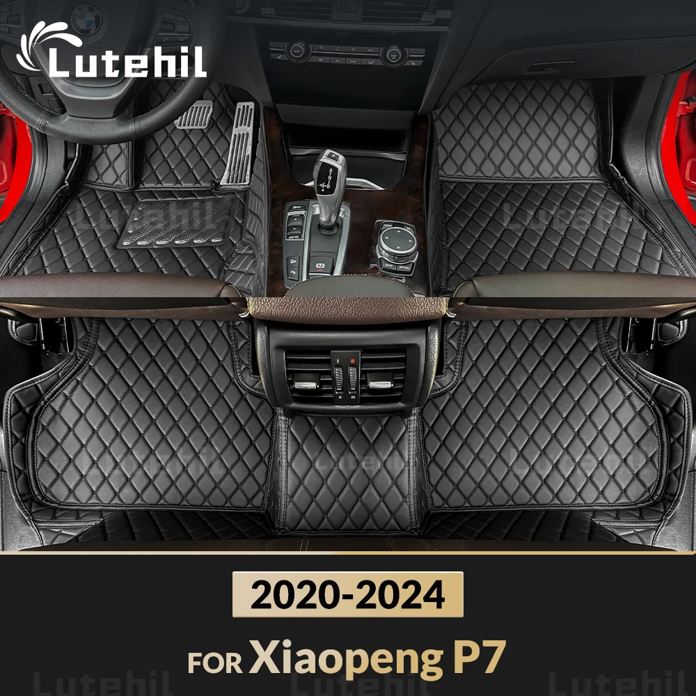 

Автомобильные коврики для Xiaopeng P7 2020 2021 2022 2023 2024, пользовательские автомобильные подушечки для ног, автомобильный ковер, аксессуары для интерьера
