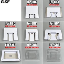 GSF 2pcs Carton Replacement Cardboard Inner Inlay Insert Tray For GBA or for GBC SNES N64 Game Cartridge US/JP version
