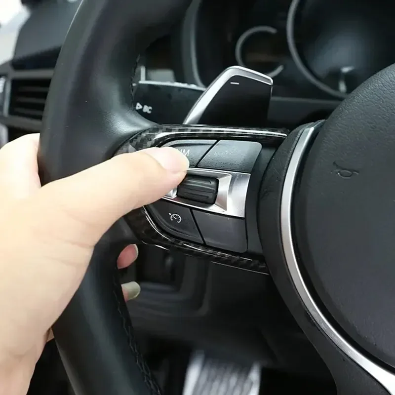 For BMW M-Sport F20 F21 F22 F23 F30 F32 F33 F34 F36 F39 F15 F16 F80 F85 F86 Car Steering Wheel Button Cover Car Accessories