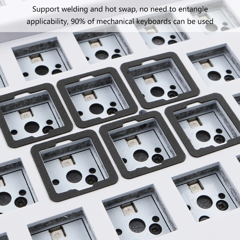 120Pcs Poron IXPE EVA Pad Für Hot Swap Mechanische Tastatur Schalter Reduzieren Lärm DIY Tastatur Kits Stumm Schaum Pads – Detail 2
