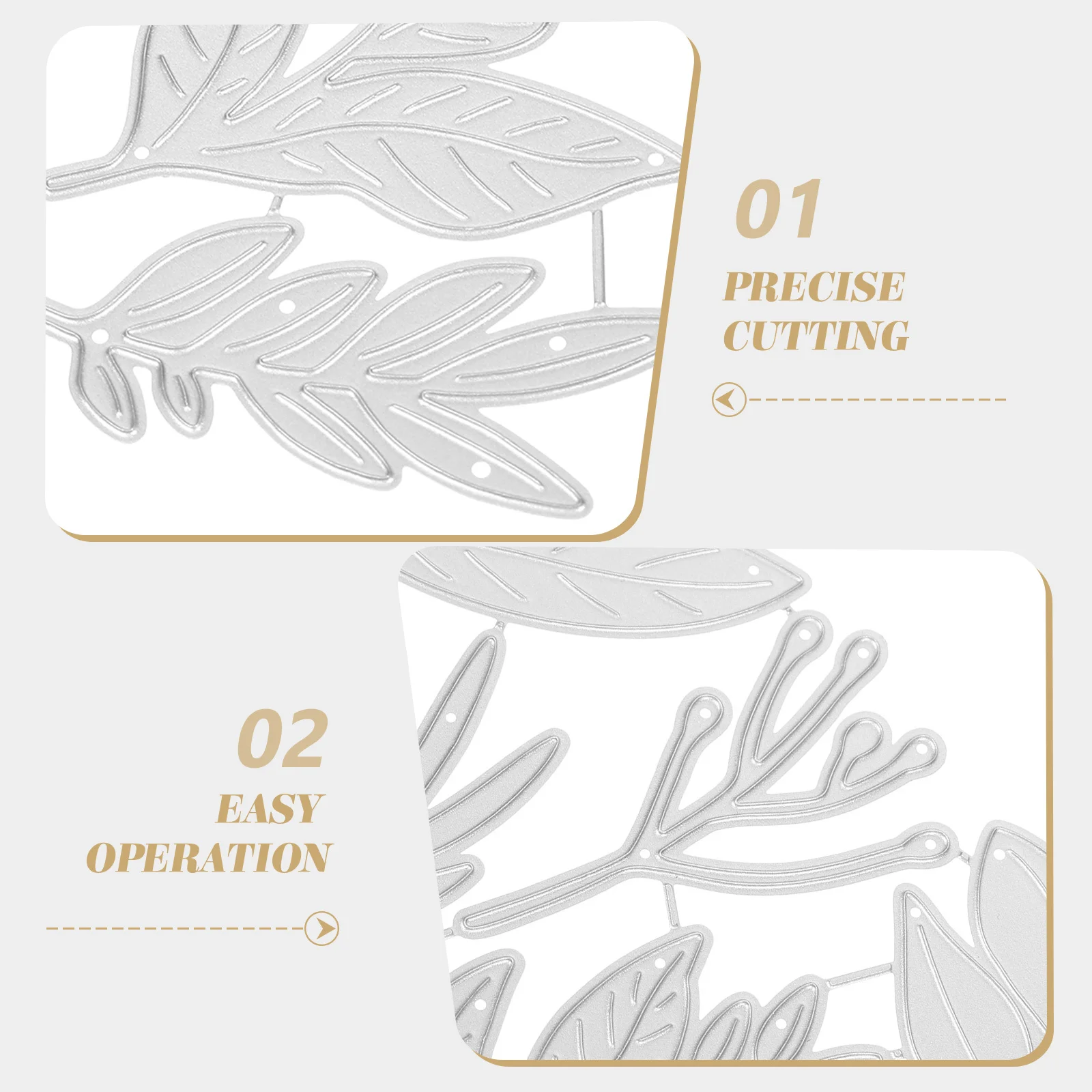 

1Set DIY Carbon Steel Metal Cutting Die Leaf Shape Paper Craft Dies for Card Making Photo Album Dies for Card Making