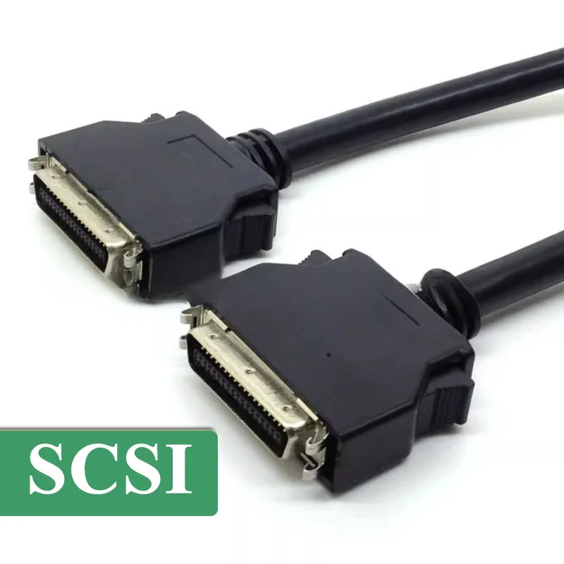 SCSI Control Data Signal Cable 14/20/26/36Pin High-density Cord 68Pin Male to Male 50Pin Industrial Servo Drive Connection Wire